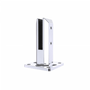 Floor glass clamp