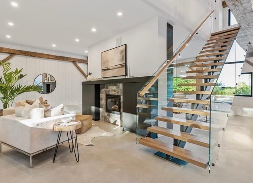 Interior staircase