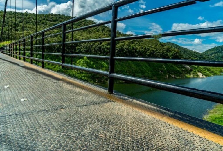 Iron handrail
