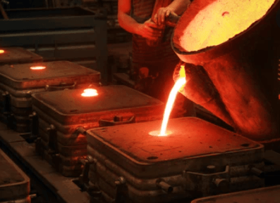 Metal mold casting