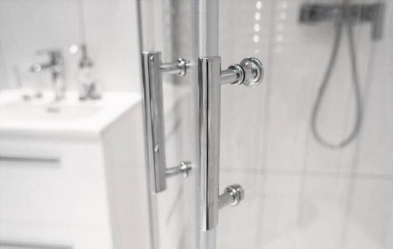 shower door grab bar