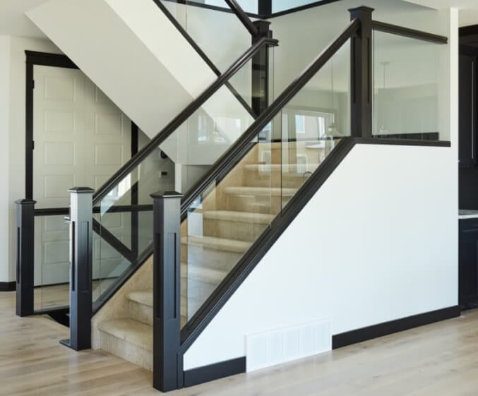 Dadoed Glass railing