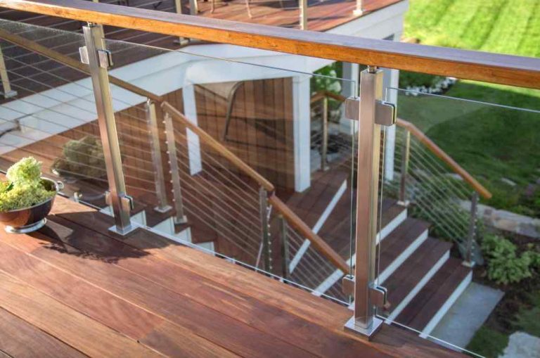 glass railing