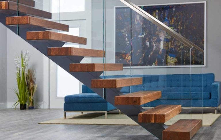 glass stair railing