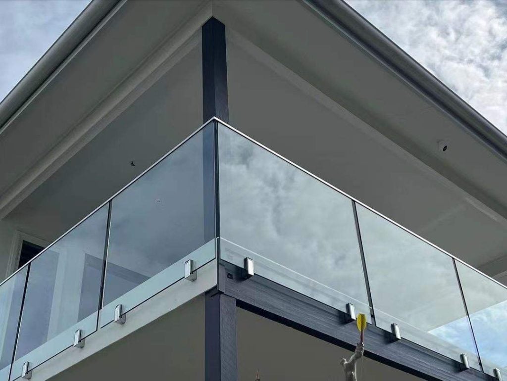 glass railing balcony